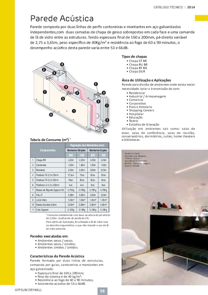 Manual Parede Acustica Drywall